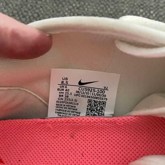 Women's Nike Air Zoom SuperRep Shoes Summit White size 8.5 - Picture 6 of 6